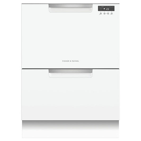 Fisher & Paykel 60cm Double Dishdrawer - White