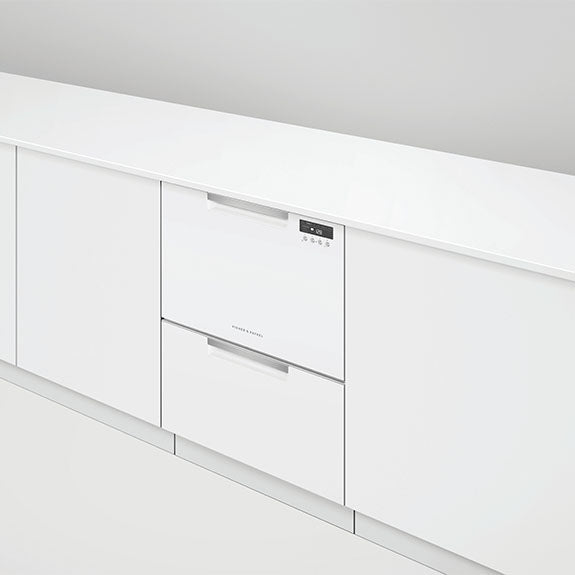 Fisher & Paykel 60cm Double Dishdrawer - White