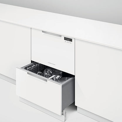 Fisher & Paykel 60cm Double Dishdrawer - White