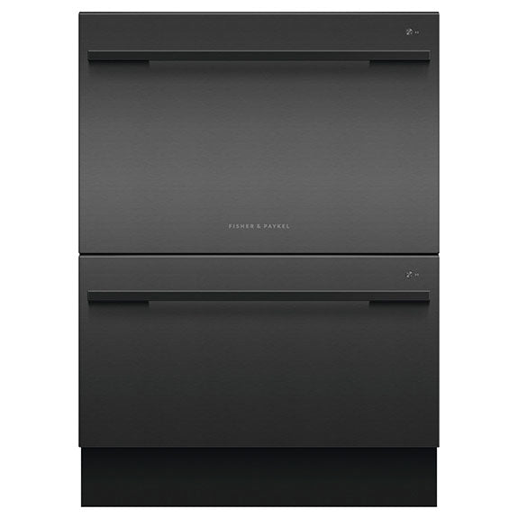 Fisher & Paykel 60cm Double Dishdrawer - Black Stainless Steel