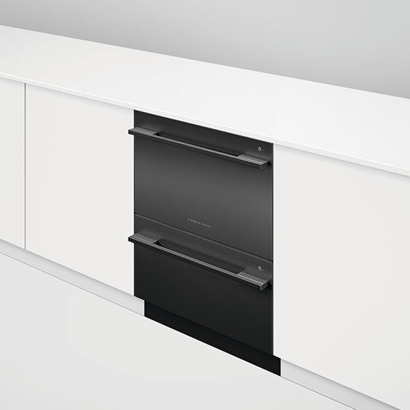 Fisher & Paykel 60cm Double Dishdrawer - Black Stainless Steel
