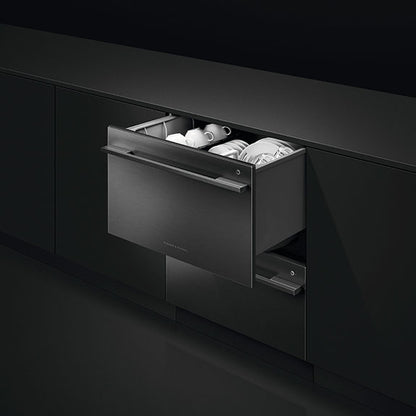 Fisher & Paykel 60cm Double Dishdrawer - Black Stainless Steel