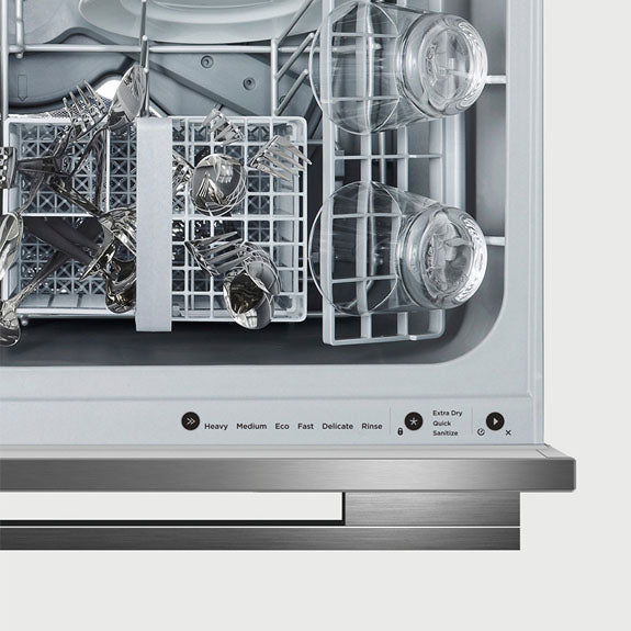 Fisher & Paykel 60cm Double Dishdrawer - Black Stainless Steel