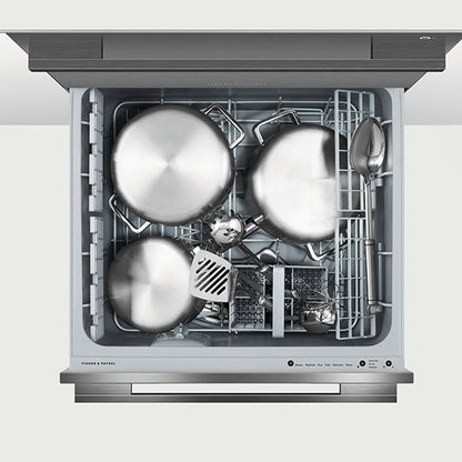 Fisher & Paykel 60cm Double Dishdrawer - Black Stainless Steel