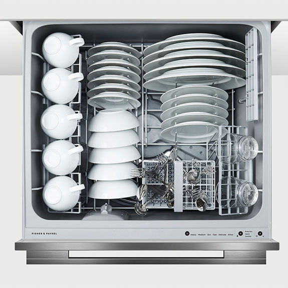 Fisher & Paykel 60cm Double Dishdrawer - Black Stainless Steel