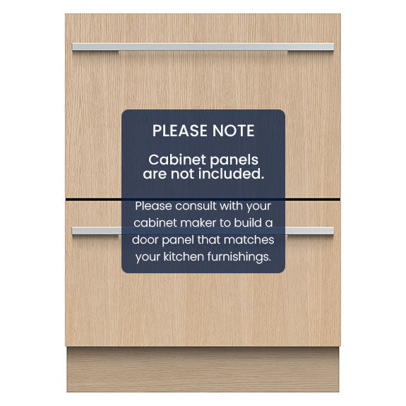 Fisher & Paykel 60cm Integrated Double Dishdrawer