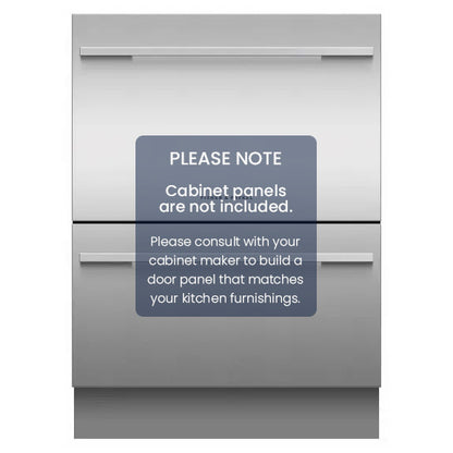 Fisher & Paykel Series 9, Integrated Double DishDrawer Dishwasher