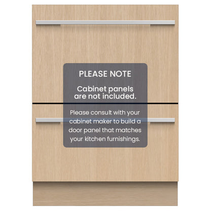 Fisher & Paykel 60cm Integrated Double DishDrawer