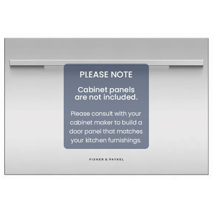 Fisher & Paykel Series 9, Integrated Single DishDrawer Dishwasher
