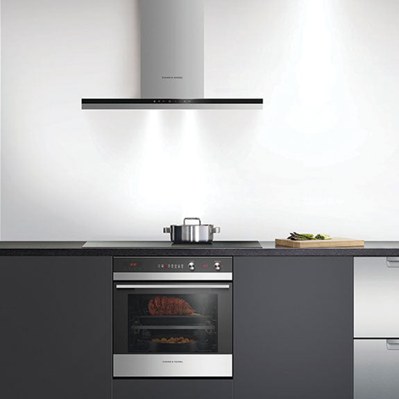 Fisher & Paykel 90cm Canopy Rangehood - Stainless Steel