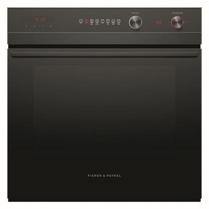 Fisher & Paykel 60cm Series 5 Contemporary Pyrolytic Oven 7 Function - Black