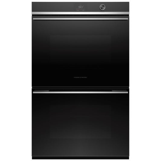 Fisher & Paykel 76cm Series 9, Contemporary Pyrolytic Double Oven