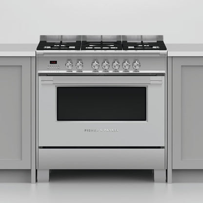 Fisher & Paykel 90cm Series 7 Classic 5 Burner Dual Fuel Cooker