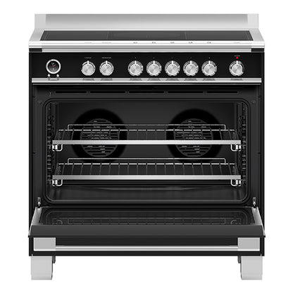 Fisher & Paykel 90cm Series 9 Classic 5 Zone Induction Pyrolytic Cooker, 2 SmartZones