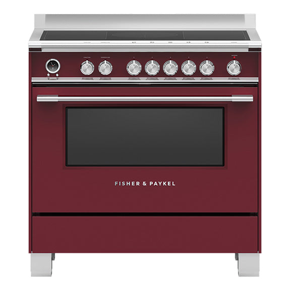 Fisher & Paykel 90cm Series 9 Classic 5 Zone Induction Pyrolytic Cooker, 2 SmartZones