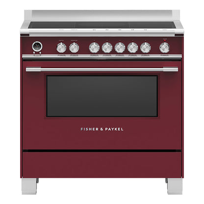 Fisher & Paykel 90cm Series 9 Classic 5 Zone Induction Pyrolytic Cooker, 2 SmartZones
