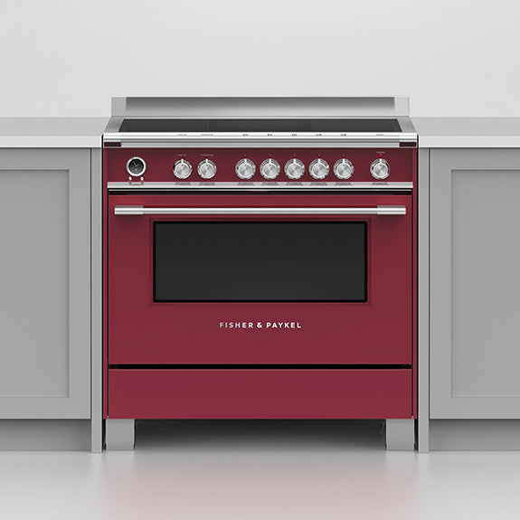 Fisher & Paykel 90cm Series 9 Classic 5 Zone Induction Pyrolytic Cooker, 2 SmartZones
