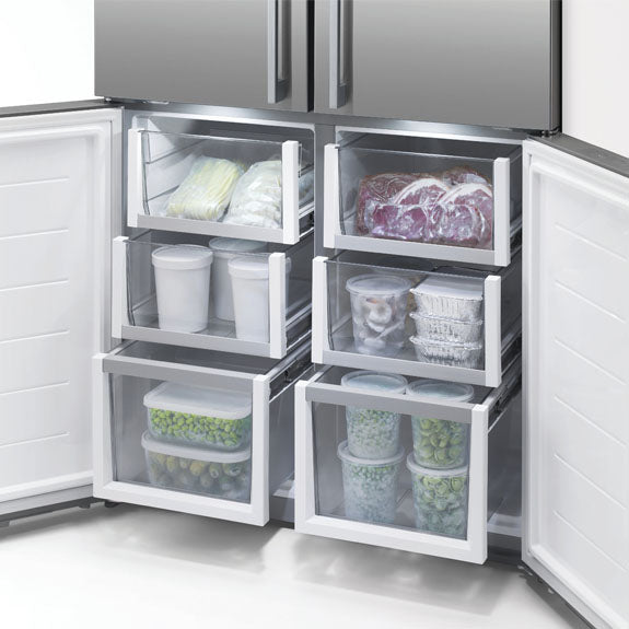 Fisher & Paykel 538L Quad Door Fridge Freezer - Stainless Steel (Series 7)