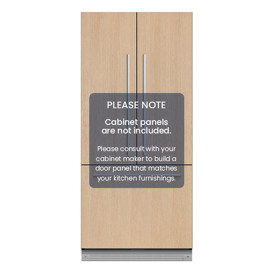 FISHERPAYKEL INTEGRATED FRENCH DOOR REFRIGERATOR 417L