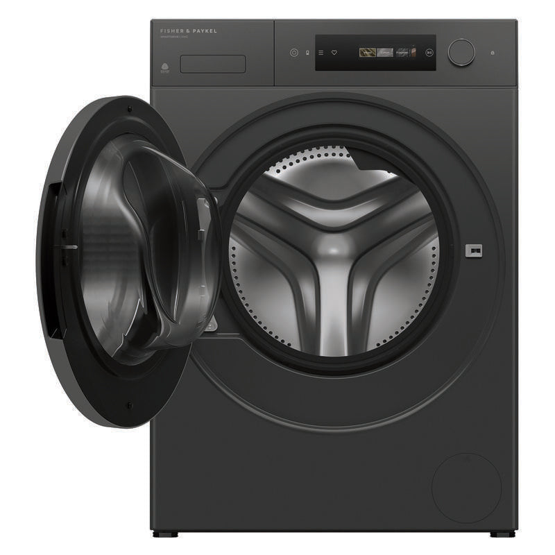 Fisher & Paykel 10kg Smart Front Load Washing Machine - Flexidose - Graphite (Series 7 - Contemporary)