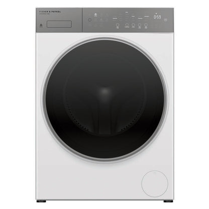 Fisher & Paykel 12kg Front Load Washing Machine - Flexidose- White (Series 5- Contemporary)
