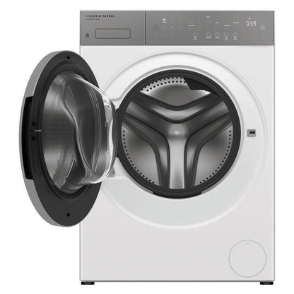 Fisher & Paykel 12kg Front Load Washing Machine - Flexidose- White (Series 5- Contemporary)