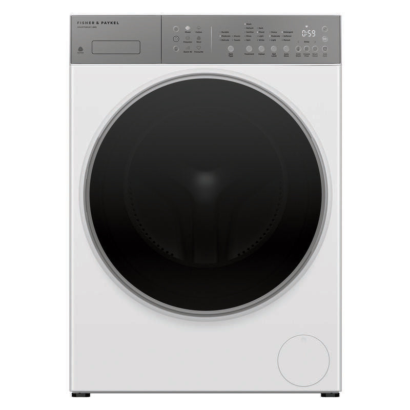 Fisher & Paykel 8kg Smart Front Load Washing Machine – White (Series 5 - Contemporary)