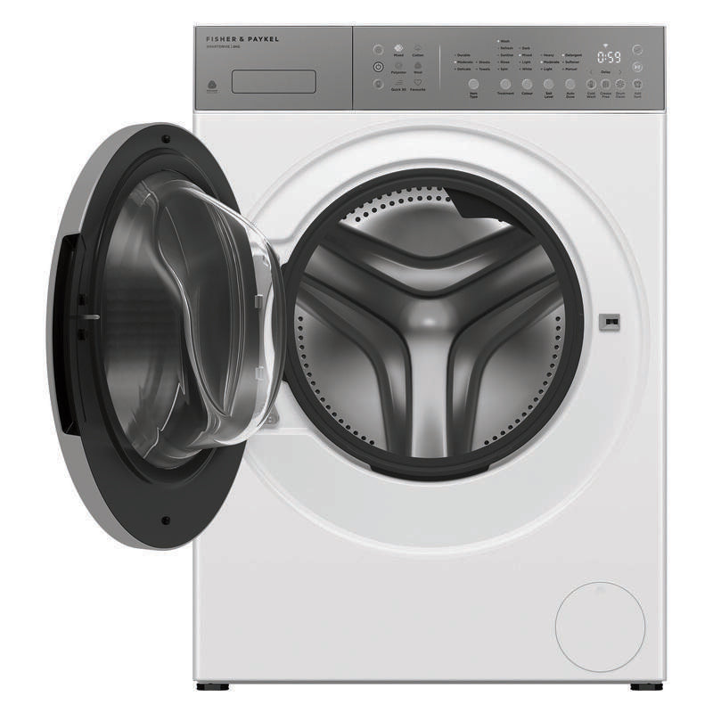 Fisher & Paykel 8kg Smart Front Load Washing Machine – White (Series 5 - Contemporary)