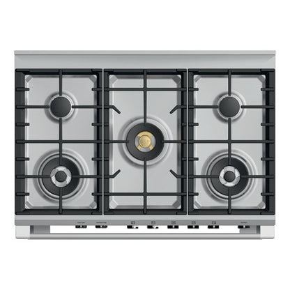 FISHERPAYKEL DUAL FUEL FREESTANDING COOKER RED 90cm