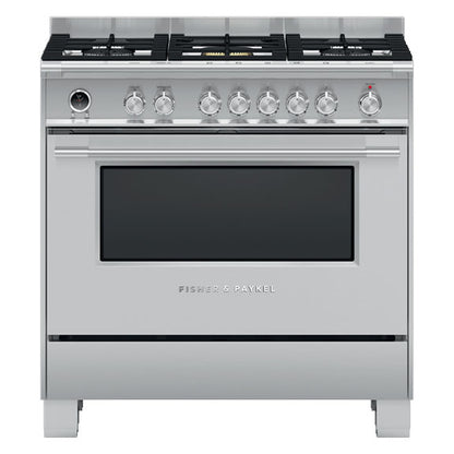 Fisher & Paykel Dual Fuel Freestanding Cooker - Stainless Steel