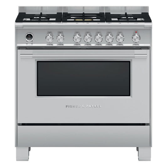 Fisher & Paykel Dual Fuel Freestanding Cooker - Stainless Steel