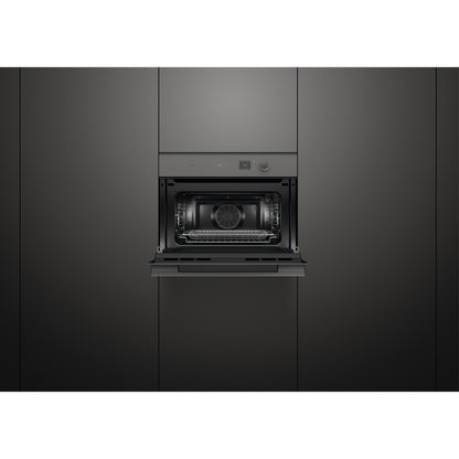 Fisher & Paykel 60cm Minimal Compact Combi-Microwave Oven - Grey Glass