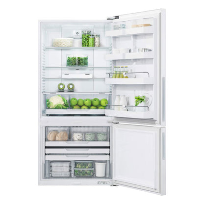 Fisher & Paykel 519 Litre Right Hinge Bottom Mount Fridge -  White