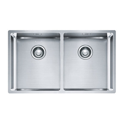 Franke Bolero Double Bowl Sink - Stainless Steel