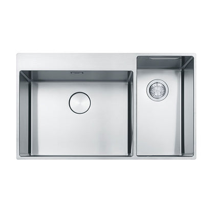 Franke Box Centre Double Bowl Sink with Hof Kit