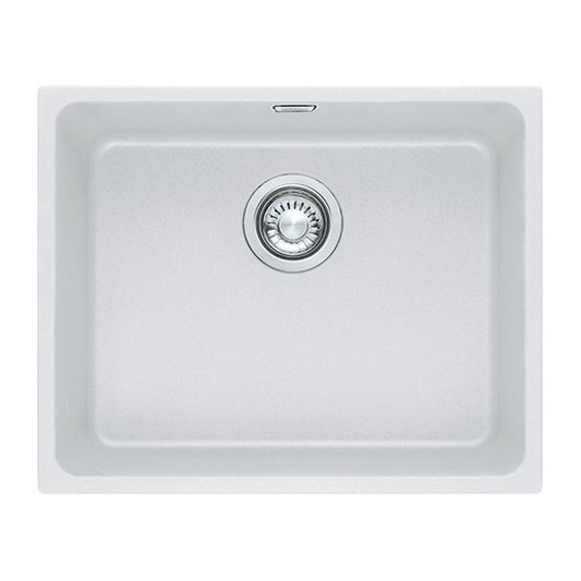 Franke Kubus Granite Single Bowl Sink - Polar White