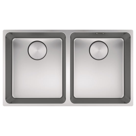 Franke Mythos Double Bowl Undermount Sink with Accessories