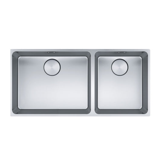 Franke Mythos Double Bowl Sink with Accessories