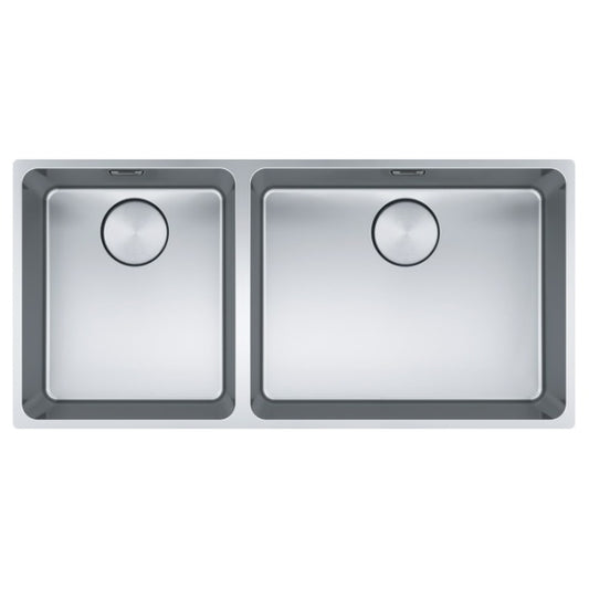 Franke Mythos Double Bowl - Stainless Steel