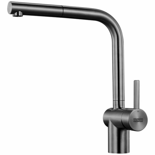 Franke Atlas Neo Gooseneck Swivel Pull-out Mixer Tap - Gun Metal