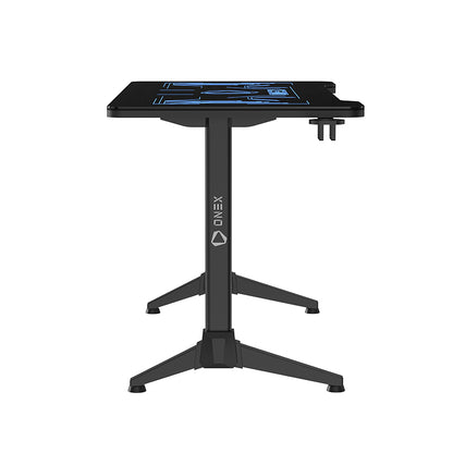 ONEX GD1400G RGB Tempered Glass Gaming Desk - Black