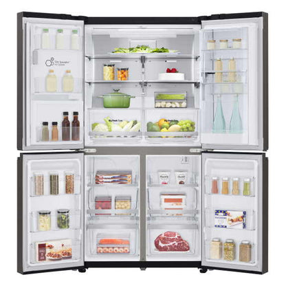 LG 637 Litre French Door Refrigerator- Black Stainless Steel