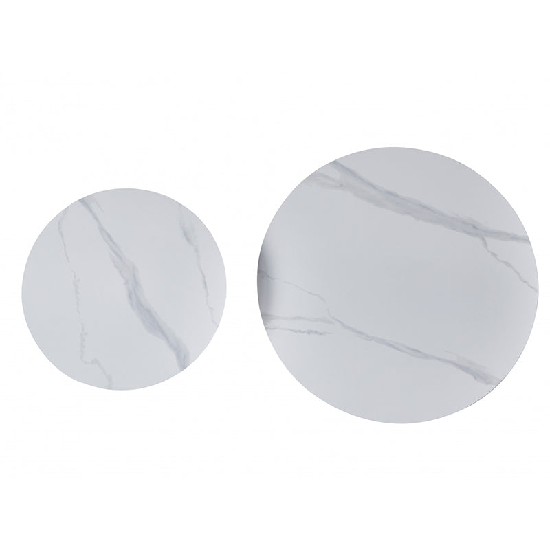 Grollo Coffee Table Set - Snow White/Black