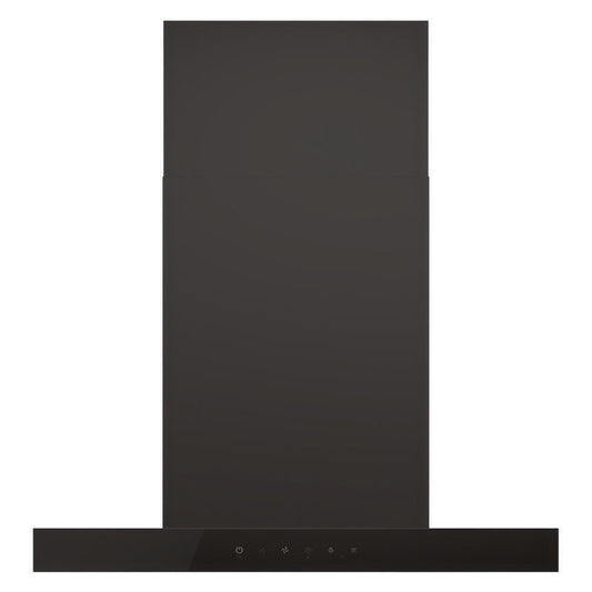 Haier 60cm Box Chimney Wall Mounted Rangehood - Black (600 Series)