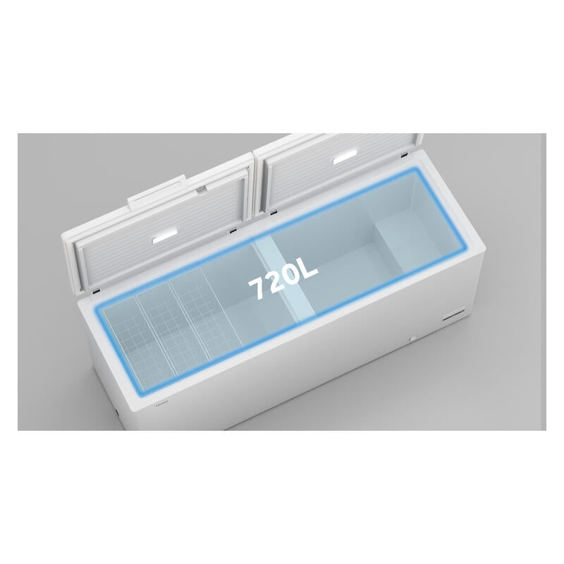 Haier 692L Hybrid Chest Fridge or Freezer - White (300 Series)