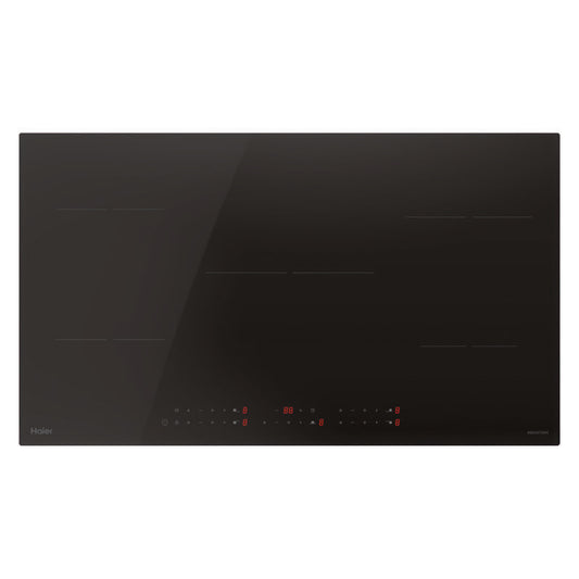 Haier 90cm 5 Zone Induction Cooktop - Black Glass (500 Series)