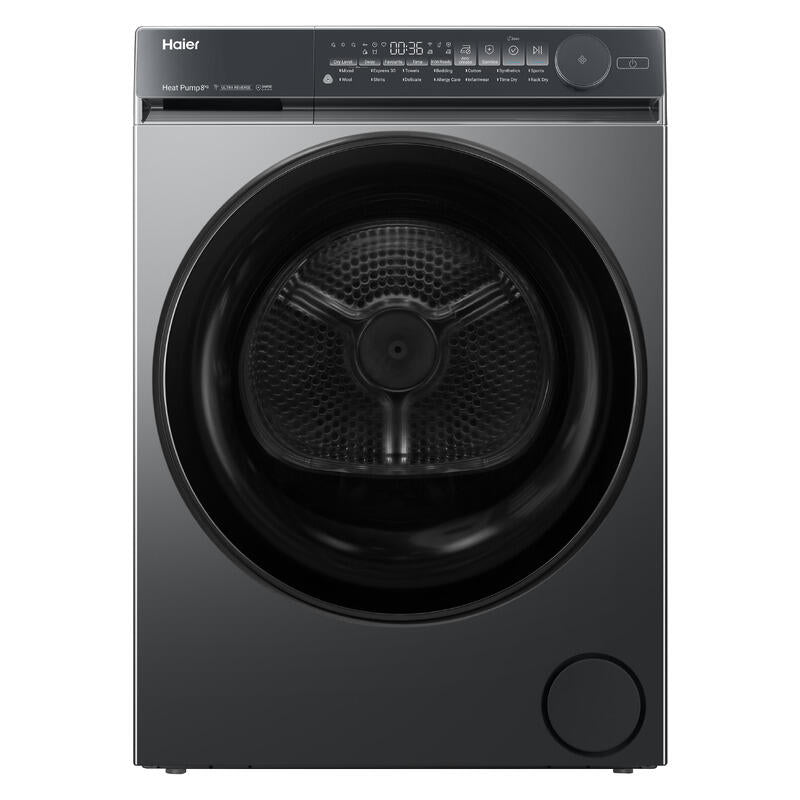 Haier 8kg Heat Pump Condenser Dryer - Dark (500 Series)