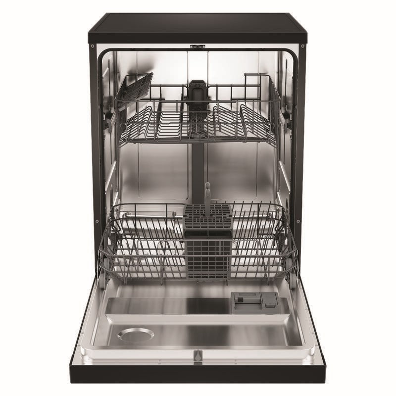 Haier 13 Place Setting Freestanding Dishwasher - Hygiene - Black (300 Series)