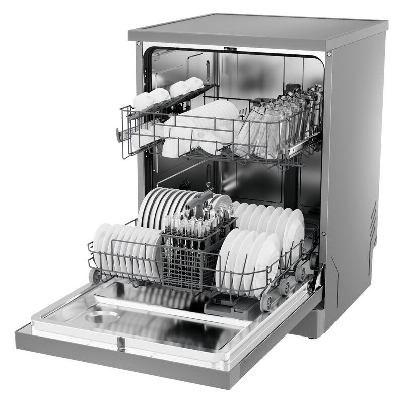 Haier 60cm 300 Series Freestanding Dishwasher - Silver