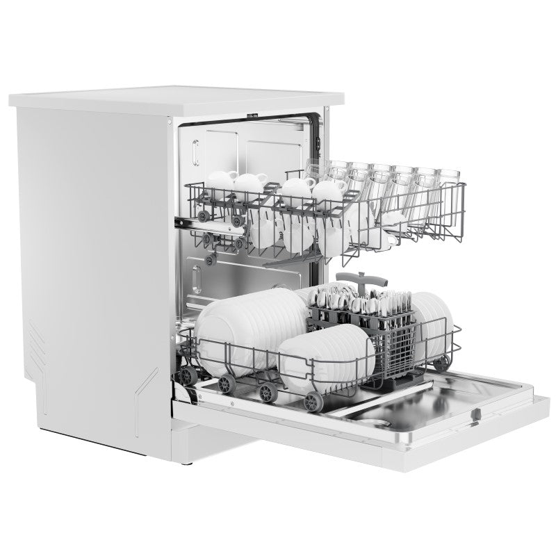 Haier 13 Place Setting Freestanding Dishwasher - White (300 Series)